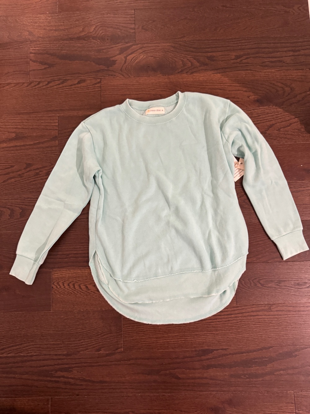 Ocean Drive Mint Crewneck Pullover Sweater